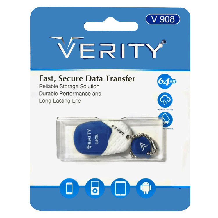 فلش وریتی 64 گیگا بایت VERITY V908 64G U:3