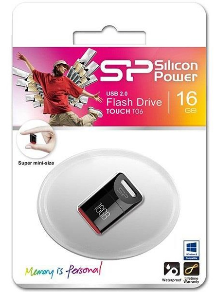 فلش سیلیکون پاور 16 گیگا بایت SP TOUCH T06 16G