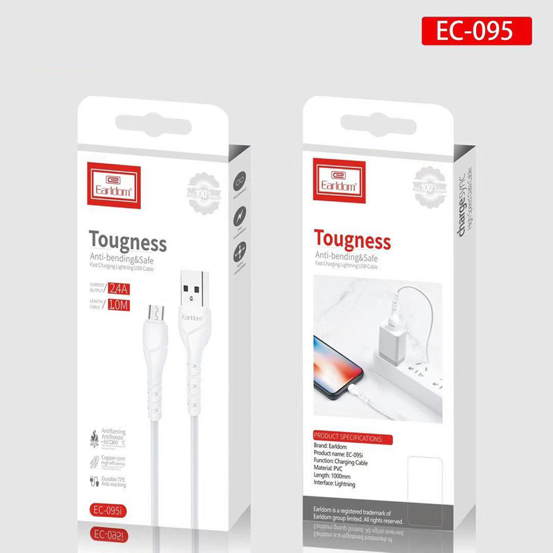 کابل شارژ میکرو EARLDOM EC-095M 1M
