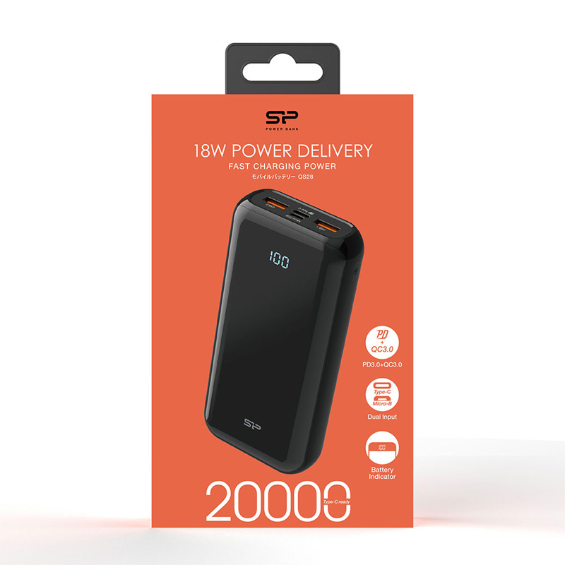 پاوربانک سلیکون پاور SP QS28 ظرفیت 20000
