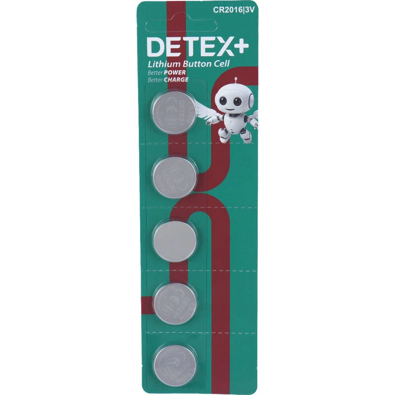 باتری سکه ای DETEX 2016- پک 5تایی
