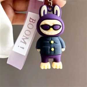 آویز و جاکلیدی لبوبو عینکی سیلیکونی