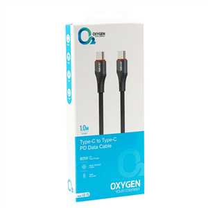 کابل شارژ OXYGEN LX-15 Type-C to Type-C 1M 60W