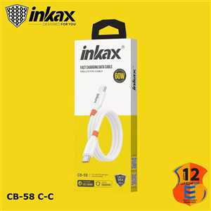 کابل شارژ INKAX CB-58 Type-C to Type-C 1M 60W