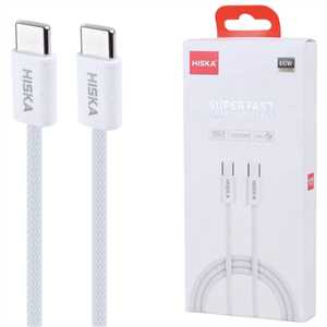 کابل شارژ هیسکا HISKA LX-811CC Type-C to Type-C 1M 60W