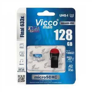 رم میکرو ویکو 128 گیگا بایت 100/633 RAM VICCO 128G + رم ریدر