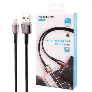 کابل شارژ میکرو کینگ استار KINGSTAR K42A 1M 2.4A 
