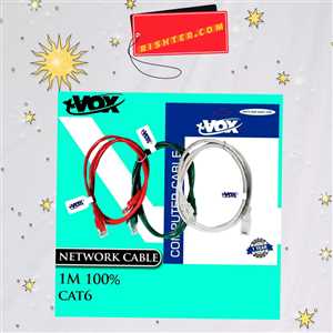 کابل شبکه X-VOX CAT6 1M