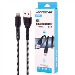 کابل شارژ آیفون کینگ استار KINGSTAR K119I 1M 2.1A