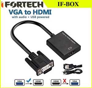 تبدل VGA به HDMI با صدا آی فورتک IFORTECH