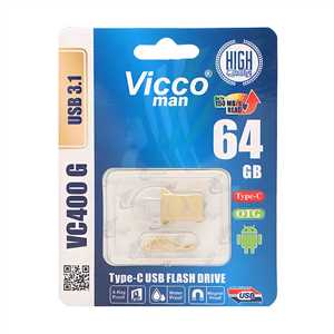 فلش ویکو 64 گیگابایت VICCO VC400G USB 3.1 64G - OTG TYPEC