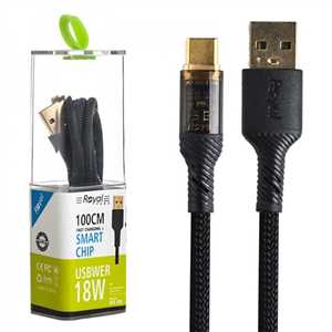 کابل شارژ میکرو رویال ROYAL RCS-119 1M 3A 18W