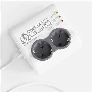 محافظ برق 2 خانه امگا Omega P4000 2M -یخچال و فریزر معمولی