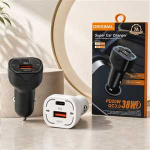 شارژر فندکی MLE-62 QC3.0 PD 38W
