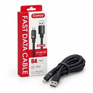 کابل شارژ میکرو CYNCO CY-04-V8 1M 6A