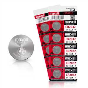 باتری سکه ای maxell 2032 پک قرمز - پک 5تایی