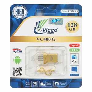 فلش ویکو 128 گیگابایت VICCO VC400G USB 3.1 128G - OTG TYPEC