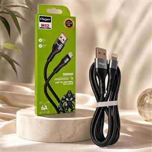 کابل شارژ آیفون OUGER M12 1M 6A
