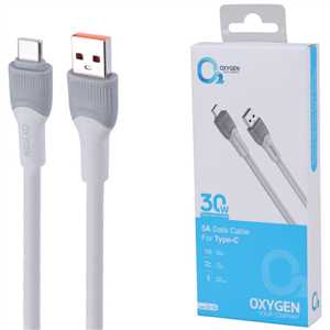 کابل شارژ TYPE C اکسیژن OXYGEN LX-14 1M 30W