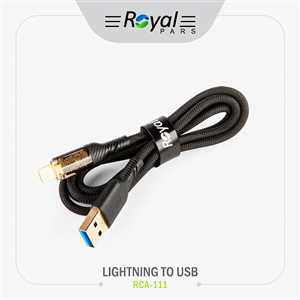 کابل شارژ آیفون رویال ROYAL RCA-111 1M 18W- LED LIGHT