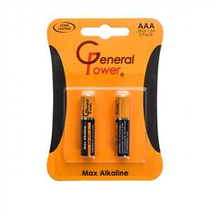 باتری نیم قلم GENERAL POWER MAX ALKALINE