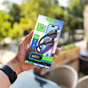 کابل شارژ GFUZ CA-225CC Type-C to Type-C 1M 100W