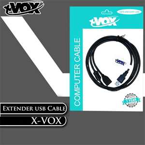 کابل افزایش USB ایکس وکس X-VOX USB CABLE 5M