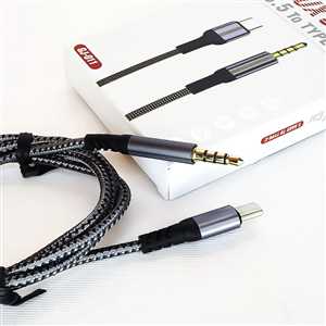 کابل تبدیل TYPE-C به جک 3.5 میلی متری (TYPE-C TO 3.5 AUX GJ-011)