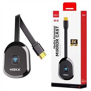 دانگل HISKA HDMI HR-30 (اتصال موبایل به تلویزیون از طریق وایرلس)
