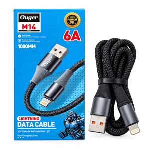 کابل شارژ آیفون OUGER M14 1M 6A