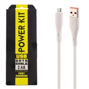 کابل شارژ TYPE C پاور کیت POWER KIT 1M 2.4A