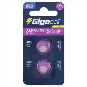 باتری سکه ای گیگاسل Gigacell Alkaline AG3