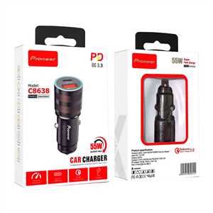 شارژر فندکی فست پایونیر PIONEER C8638 55W