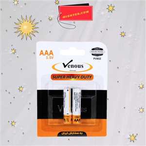 باتری نیم قلم VENOUS SUPER HEAVY AAA1.5V