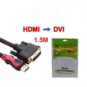 کابل DVI TO HDMI ENET 1.5M