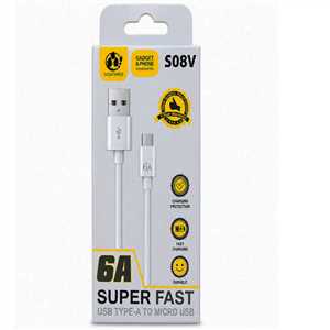 کابل شارژ میکرو SKYDOLPHIN S08V 1M 6A