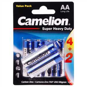 باتری قلم (4+2) CAMELION SUPER HEAVY DUTY 
