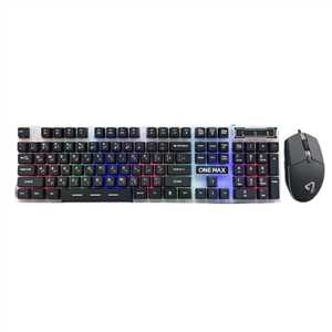 کیبرد و موس سیم دار گیمینگ وان مکس ONEMAX OM-G6100E