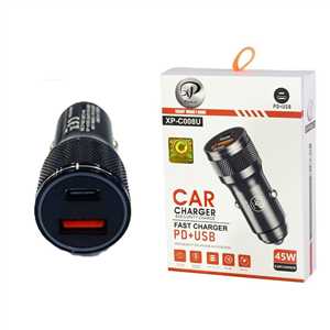 شارژر فندکی اکس پی XP-C008U 45W