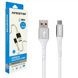 کابل میکرو کینگ استار KINGSTAR K65A 110CM 2.1A