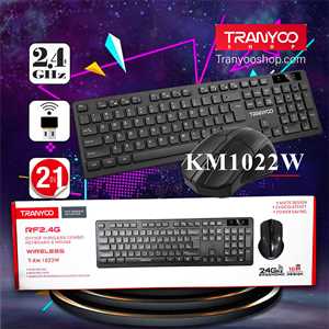 کیبرد و موس بیسیم ترانیو TRANYOO T-KM1022W