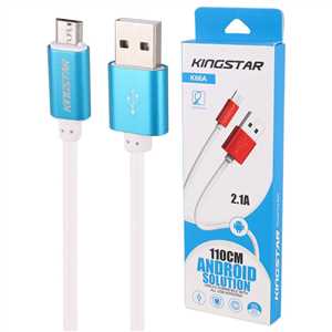 کابل شارژ میکرو کینگ استار KINGSTAR K66A 1M 2.1A