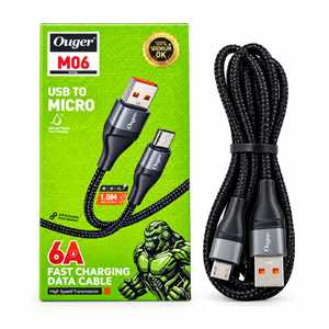 کابل شارژ میکرو OUGER M06 1M 6A
