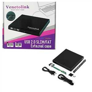 باکس دی وی دی رایتر اسلیم VENTOLINK 9.5 USB:2.0