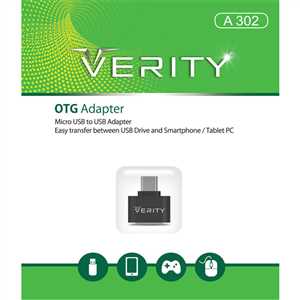 تبدیل او تی جی وریتی میکرو Micro USB OTG VERITY A302