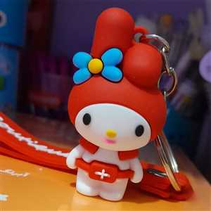 آویز و جاکلیدی خرگوش ملوس سیلیکونی