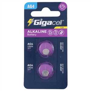 باتری سکه ای گیگاسل Gigacell Alkaline AG4