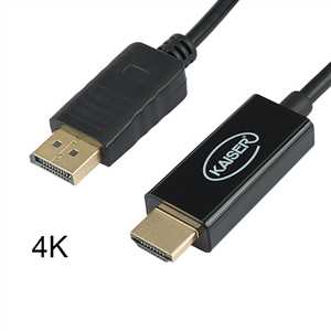 کابل DISPLAY به HDMI کایزر ( KAISER DP TO HDMI 1.8M 4K )