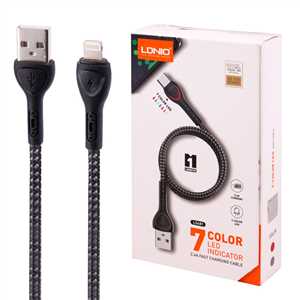 کابل شارژ آیفون الدینیو LDNIO LS481 1M 2.4A