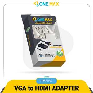 تبدل VGA به HDMI با صدا وان مکس ONE MAX OM-150